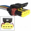 CONECTOR 4C VALVULA IAC RENAULT CLIO SYMBOL MEGANE TWINGO