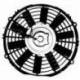 ELECTROVENTILADOR UNIVERSAL 10 PULGADAS 12V 80WATT 10 ASPAS RECTAS