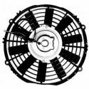 ELECTROVENTILADOR UNIVERSAL 10 PULGADAS 12V 80WATT 10 ASPAS RECTAS
