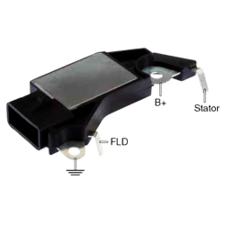REGULADOR ALTERNADOR MRF DELCO 12V 14.8VSET P-L-F-S TERMINALS CS130 CS144 SERIE IR-EF